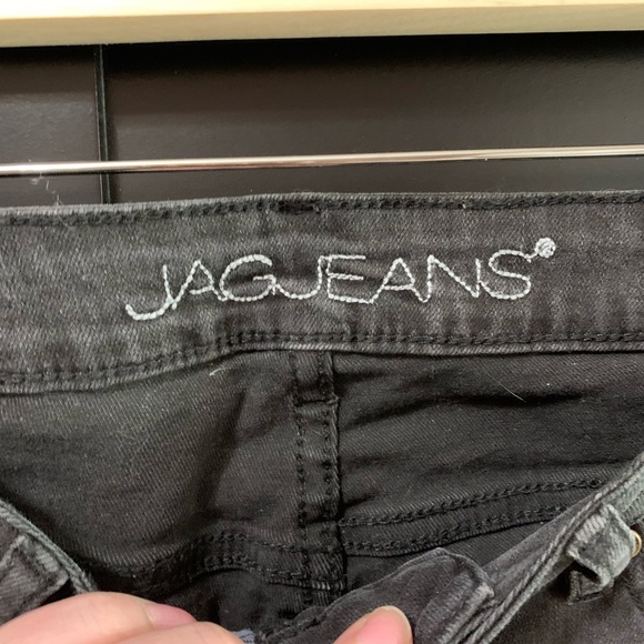 Jag Jeans Gray mid rise Skinny Floral Embroidery 26 size 2 - Picture 4 of 10